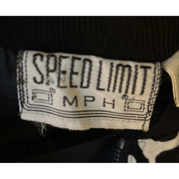 Speed Limit MPH Vtg Floral Bright Geometric 80s 90s Womens Large Jacket Bold - Picture 7 of 10